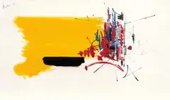 Georges Mathieu, Thor, 1965, Oil on canvas