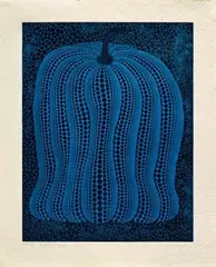 Yayoi Kusama, Pumpkin-Blue, 2006, Etching, edition of 8, HC 3/4