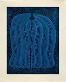Yayoi Kusama, Pumpkin-Blue, 2006, Etching, edition of 8, HC 3/4