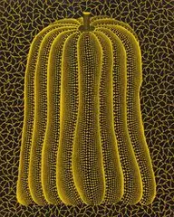 Yayoi Kusama, Pumpkin(B), 1991, Acrylic on canvas