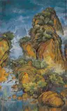 Zhang Hong-tu, Anonymous (Yuan) - Cézanne P, 2002, Oil on canvas