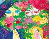 Spring Sunshine by Walasse Ting, 1985, Acrylic on canvas, sold Jun 2015