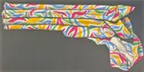 Yoon Jongseok, Pistol, 2008, Acrylic on canvas