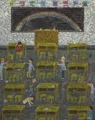 Ouyang Chun, Classroom, 2011, Oil on canvas