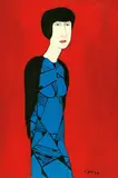 Chiu Ya-tsai, Lady, 1998, Oil on canvas