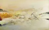 27.12.89 by Zao Wou-ki, 1989, Oil on canvas, sold Nov 2013