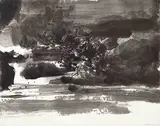 Zao Wou-ki, Sans titre, 1977, Ink on paper