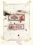 Cai Guo-Qiang, Golden Yuan Bills - Numinous Talismans