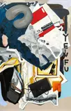 Kuo Yen Fu, Suitcase Series－Artist of African Descent, 2019, Mixed media on canvas
