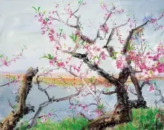 Zhou Chunya, Peach Blossom Dancing in Spring Wind, 2007, Oil on canvas