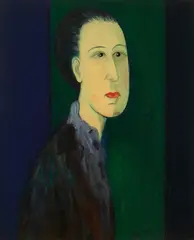 Peace by Chiu Ya-tsai, 1993, Oil on canvas, offered Jun 2023