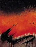 John Way, Abstract, 1990, Oil on canvas