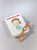 Slash with a Knife by Yoshitomo Nara, 1999, Watch, metal case, sold Dec 2015