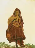 Claire Tabouret, The Wanderer (Red)