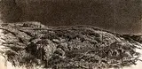 Leung Siu Hee, Mountain, 1985, Charcoal on paper