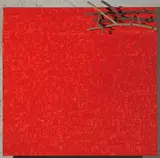 Pu Tsong, Weeping, 1989, Oil and branches on canvas