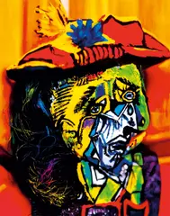 Tetsutaro Kamatani, Weeping Woman, 2009, Acrylic on canvas
