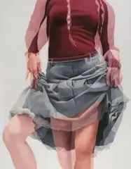 Lee Ho Ryon, Overlapping Image 080501, 2008, Oil on canvas