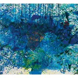 Shôzô Shimamoto, Proof of Peace AU 33, 2008, Acrylic and broken glasses on canvas