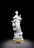 L’Innocence tourmentée par les Amours (Innocence tormented by Love) by Albert Carrier-Belleuse & Auguste Rodin, 1871-1910, Biscuit de Sèvres Porcelain, offered Nov 2012