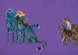 Davud Chan, Genesis: Are You Game for Competition, 2005, Oil on canvas