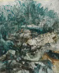 Zhou Chunya, Taihu Stone, 1992, Oil on canvas