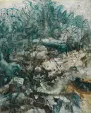 Zhou Chunya, Taihu Stone, 1992, Oil on canvas