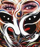 J. C. Kuo, Gaze, 1994, Acrylic on canvas