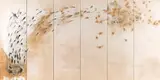 Cai Guo-Qiang, Golden Missile (hexaptych)