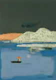 Shuxia Chen, Red Umbrella, 2005, Oil on canvas
