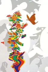 Su Meng-hung, Kai Dao Tu Mi Series (Silver), 2007, Acrylic on canvas