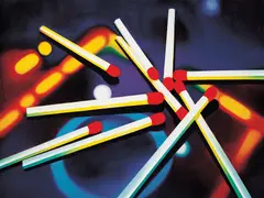 Chen Wenbo, Combustible No. 12, 2006, Oil on canvas