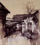 Lu Hao, Vanishing Home No. 16, 2006, Oil on canvas