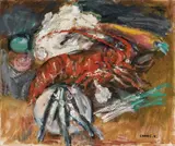 Chang Wan-chuan, Still Life with Fish and Vegetables