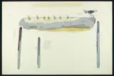 Shuxia Chen, Rest, 2001, Oil on canvas