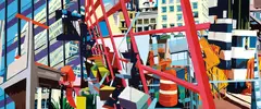 Jung Jae Ho, City Scape - 4 (diptych), 2008, Oil on panel