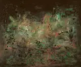 Le jardin abandonn by Zao Wou-ki, 1955, Oil on canvas, offered Dec 2008