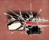 Georges Mathieu, Troglodit, 1979, Oil on canvas