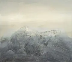 Yin Qi, Ocean (Mount Penglai), 2006, Oil on canvas