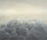 Yin Qi, Ocean (Mount Penglai), 2006, Oil on canvas