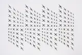 Gianluca Piaccione, White Jack, 2016, Acrylic on cut-out and folded canvas