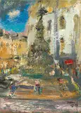 Shen Che-Tsai, Street Scenery in Holland No. 4