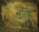 Zao Wou-ki, Bateaux sur fond noir
