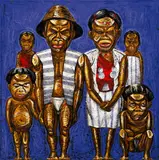 Wu Tien-chang, Yami (Taiwanese Aborigines), 1992, Oil on canvas
