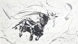 Yoshitaka Amano, HERO B/W 1