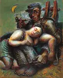 Luo Zhongli, Moonlight, 2004, Oil on canvas