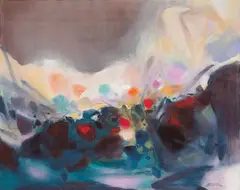 Chu Teh-chun, Effusion, 2004, Oil on canvas