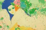 Walasse Ting, Kiss Me, I am White Rose, 1975, Acrylic on canvas