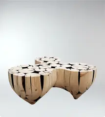 Lee Jae-hyo, 0121-1110=1110711, 2011, Wood (big cone pine)