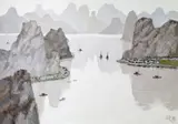The Best Scenery in the World by Pang Jiun, 2007, Oil on canvas, sold Dec 2009
